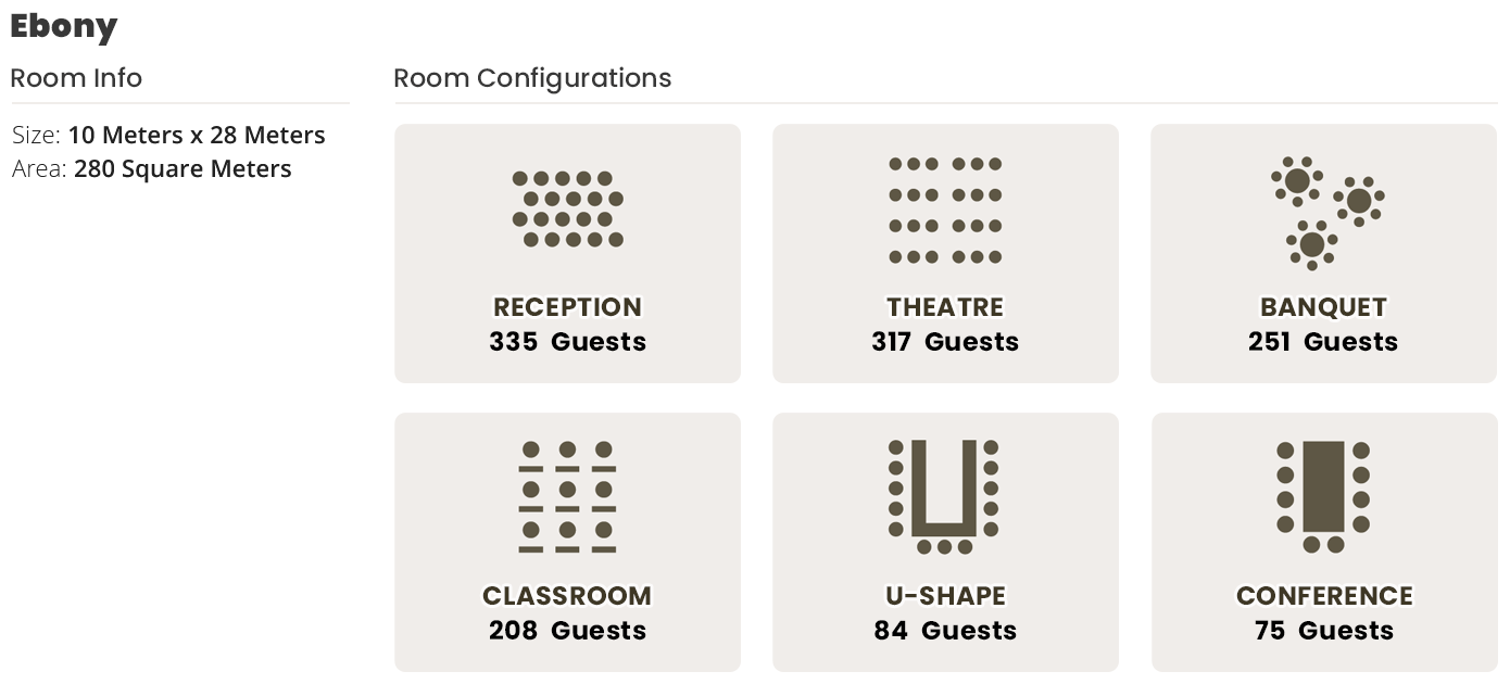 information about the Ebony Room